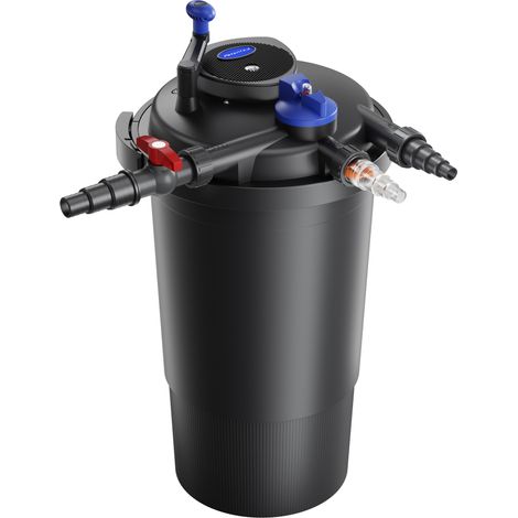 SunSun CPF-15000 Druckteichfilter 10.000 l/h / 18 W UVC Einheit, Teichdruckfilter für Teiche bis 30.000 Liter, Teichklärer, Filteranlage (1/5)