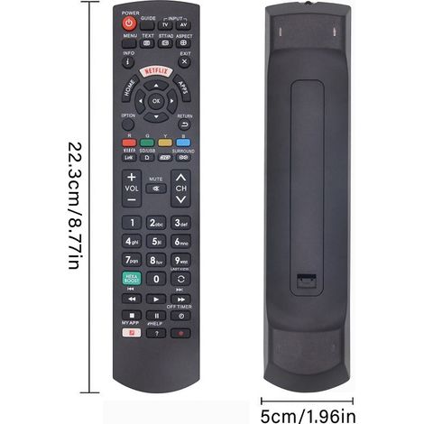 Télécommande pour téléviseur compatible Panasonic QAYB001213 intelligent universel universel (1/4)