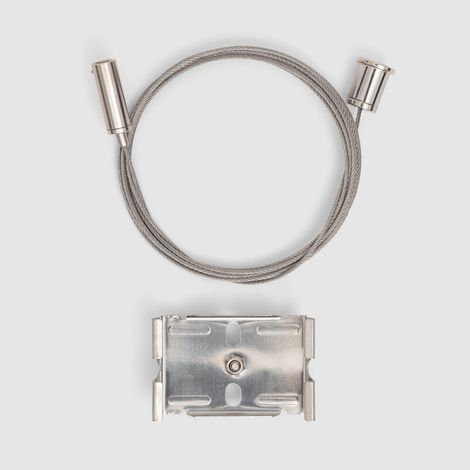 Aufhängeset für LED Linearstrahler Trunking Easy Line Pro Grau (1/3)
