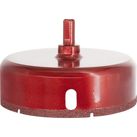 Diamantés Scie Cloche Foret, Coupe-Trou de Performance pour Verre/Tuile/Granit/Marbre (105mm), idéales pour percer le carrelage (1/5)