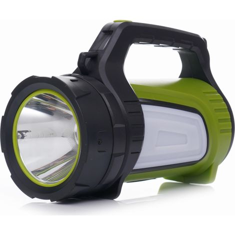 Linterna recargable con luces laterales KD1243