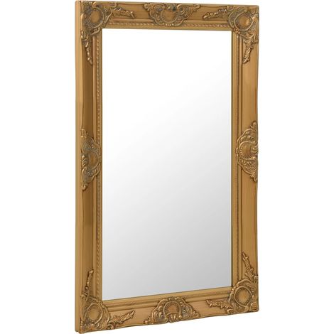 Maison Exclusive - Wandspiegel im Barock-Stil 50 x 80 cm Golden