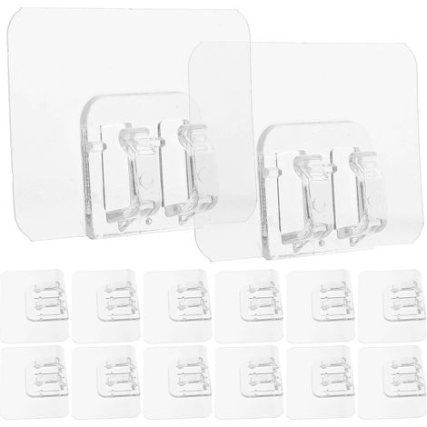 Lot de 50 clips de suspension transparents et faciles à
