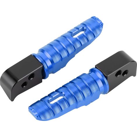 Paire de repose-pieds arrière en alliage d'aluminium, pédales modifiées pour KYMCO AK550 2017-2019, bleu (1/5)