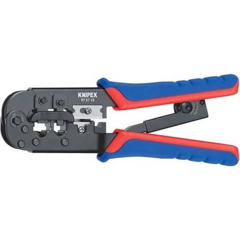 Pince à sertir pour fiches western - brunie - 190mm (1/3)
