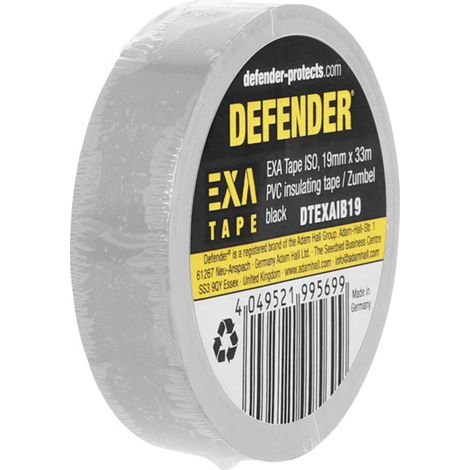 DEFENDER by Adam Hall EXA Tape DTEXAIS19 Isolierband Silber-Grau (L x B) 33 m x 19 mm 1 St. (1/5)