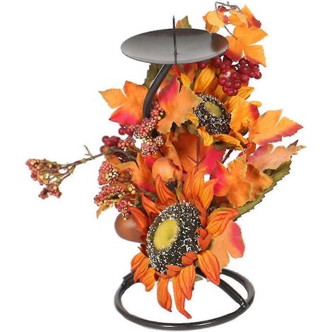 Accessoires pour étagères, bougeoir, applique murale, style nostalgique et créatif, plaque métallique, décorations d'Halloween, cadeau artistique, festival (1/5)