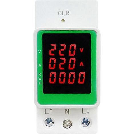 3-in-1-Wechselstrom-160-275V-Spannungs- und Strom-kWh-Energiemonitor-Zähler (1/5)
