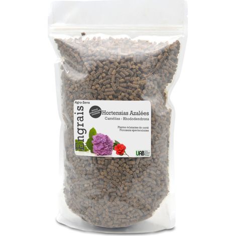 Engrais hortensias, azalées, camélias, rhododendrons - Agro Sens - Sachet 1 kg (1/5)