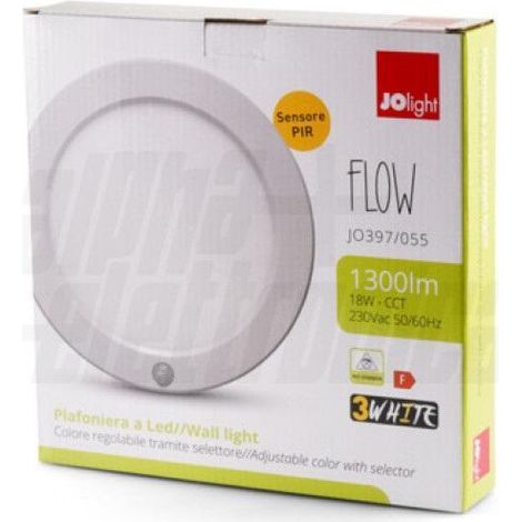 Alpha elettronica plafoniera led da incasso/soffitto 17w sensore mov (1/3)