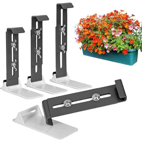 Befestigungen für Fensterkästen – Verstellbare Halterungen für Blumenkästen (1/5)