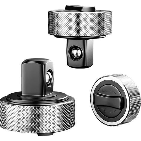 Mini Clé à Cliquet Réversible, 3 Pièces 1/4'' 3/8'' 1/2'' Ratchet Wrench, Paume Cliquet pour les Espaces Restreints (1/5)
