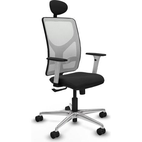 Chaise de bureau piqueras y crespo Motilla blanc soutien lombaire ajustable (1/2)