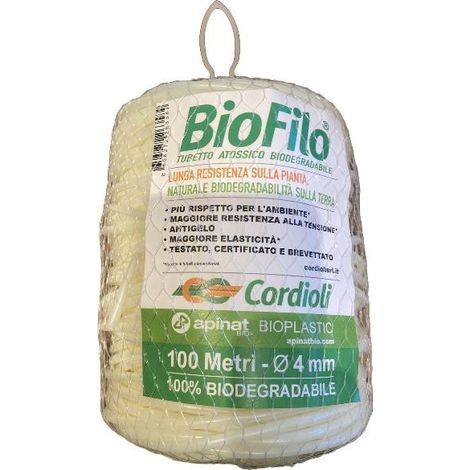CORDIOLI - Tubetto Biodegradabile bobina da 100 mt diametro 4 mm
