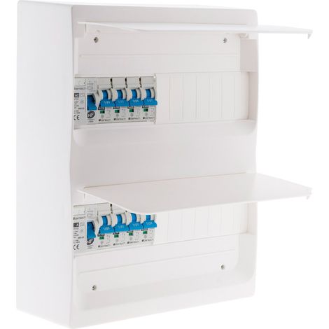 Zenitech – Coffret électrique 26 modules T1/T2 – 8 disjoncteurs 10A/16A/20A/32A – Compatible GTL – Conforme norme NFC 15-100