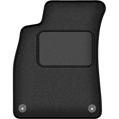 Fahrermatte aus Samt für: Audi A4 B6 Cabrio (2002–2006) Graphit
