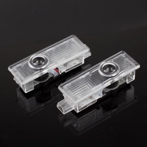 4Pcs 2 Pairs LED de porte de voiture Projecteur LED Logo Lampe Ampoule pour BMW E90 E60 E92 E65 E63 F10 F01 Bienvenue Logo Es L260 (1/3)
