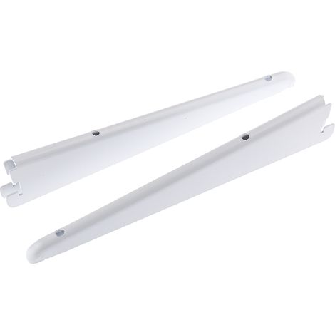 Support d'étagère en Acier, Capacité de 40kg, larg. 270mm ( Prix pour Paquet de 8 )