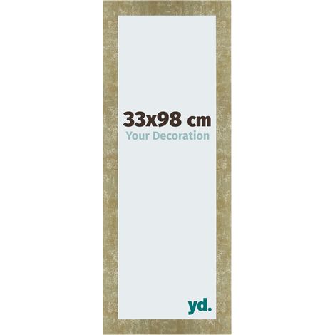 yd. - Cadre photo 33x98 - Or Antique - MDF - Mura