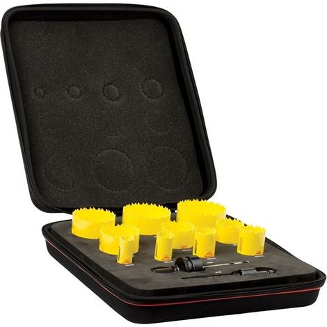 KDC10022 Deep Cut Bi-Metal Deluxe Plumber's Holesaw Kit 12 Piece STRKDC10022 (1/2)