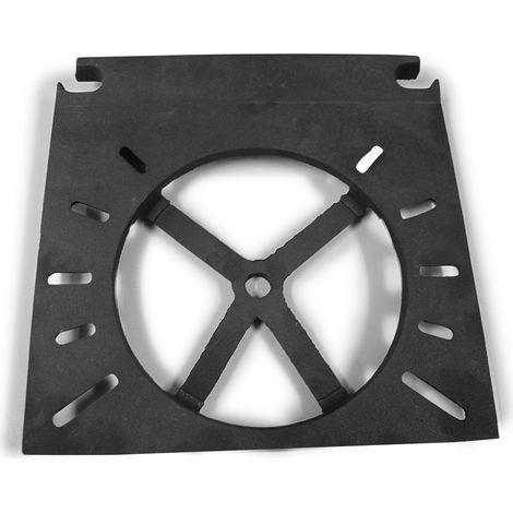 Support de grille pour poêles à cheminée Flair de Wamsler - fonte - dimensions d'encastrement parfaitement adaptées
