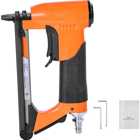 Agrafeuse pneumatique calibre 20 pour agrafes fines série 50 couronne 12,8 mm longueur 6 à 16 mm idéale pour bricolage et rembourrage. (1/5)