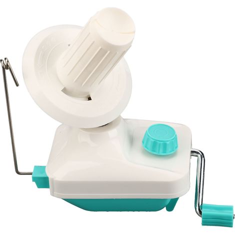 Yarn Winder Green Manual Operation Yarn Ball Winder Low Noise Portable Metal Plastic Wool Winder with Adjustable Clip (1/5)