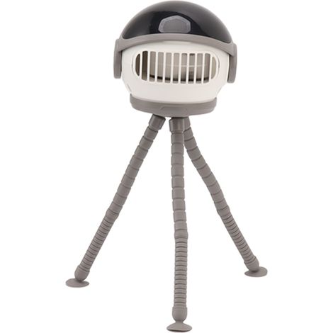 Kinderwagenventilator mit 3 Geschwindigkeiten, USB-Ladefunktion, sicher, tragbar, flexibel, mit Clip für Schlafzimmer, Schreibtisch und Fahrrad (1/5)