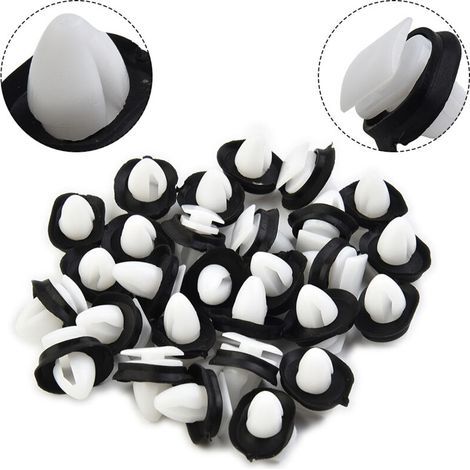 100pcs Agrafe Garniture Fixation Clip Panneau Joint Porte Pour Fiat Ducato 71728806,8565.43, 856543 (1/4)