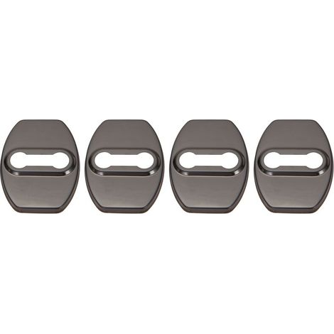 Accessoires de verrouillage de porte noir et de cache de support de porte pour Land Cruiser 200, Prado 150 et 120 (1/5)