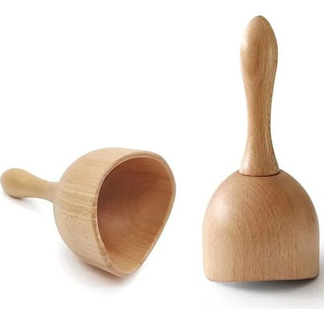 Outils de Massage de thérapie par ventouses en bois, outils de Massage de Drainage lymphatique pour, Kit de sculpture corporelle, tasse Anti-Cellulite (1/5)