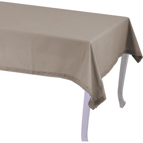 Mantel rectangular gris paloma Amelie cm140x180 (1/2)