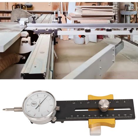 Outil de calibrage pour scie circulaire à cadran de montage, comparateur à cadran pour scie circulaire à bois (1/5)