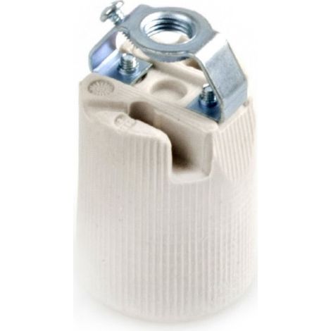 Portalampada in porcellana m10 e14 onlex blister
