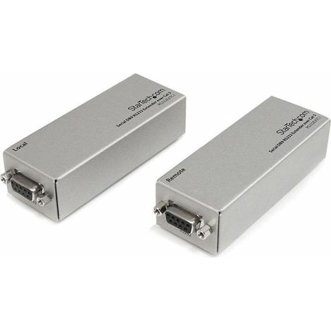 StarTech.com Serieller DB9 RS232-Extender über Cat5 - Bis zu 1000Meter - Serielle Anschlusserweiterung - bis zu 1 km (RS232EXTC1EU)