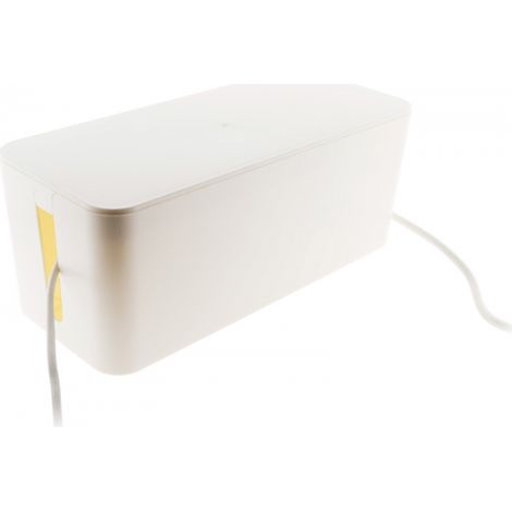 1pc (White)23.5x11.5x12cm Socket Board Storage Box Power Cord Charger Storage Box (1/4)