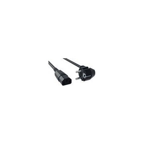 Bachmann 356.172 cable de transmisión Negro 0,5 m C13 acoplador