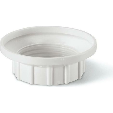 Scame fermatazza e14 bianca portalampada anello fermaparalume e14 bianco 190.31b