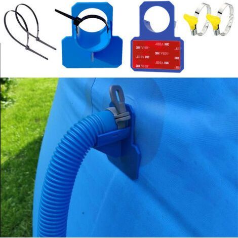 Tuyau de pompe de piscine pour piscines hors sol avec supports, tuyaux de piscine avec supports de tuyau de piscine pour piscines (1/5)
