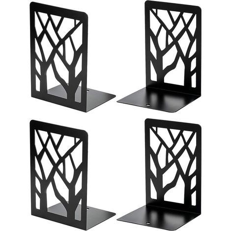 Scaffali a forma di albero, stile moderno, realizzati in metallo robusto, per riporre libri/CD, scaffali decorativi, dimensioni: 1 (1/5)