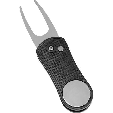 Herramienta plegable para reparar greens de golf, horquilla marcadora plegable, regalo para golfistas - Crezuo