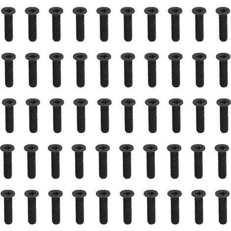50 Stück Senkkopfschrauben, Flachkreuz M4 A2-70, Verbindungsteil für Reparatur und Wartung, M4x16
