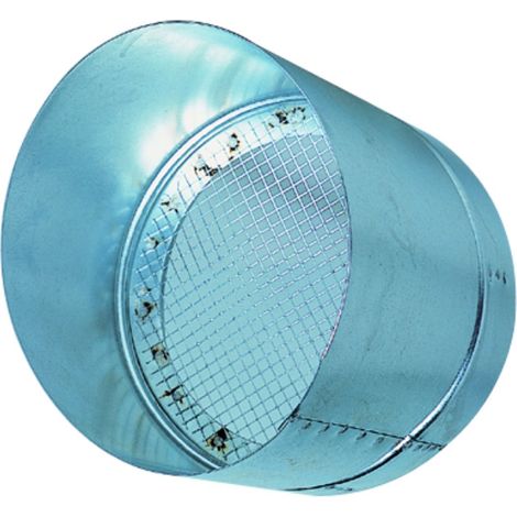 Visière pare pluie + grille Diamètre 160 mm femelle ALDES 11056101