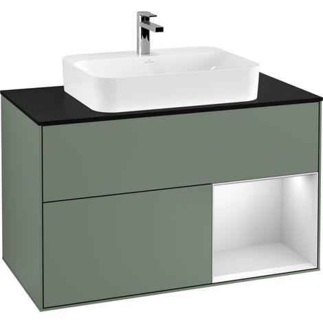 Villeroy & Boch G372MTGM Meuble-bas lavabo Finion G37 (1/2)
