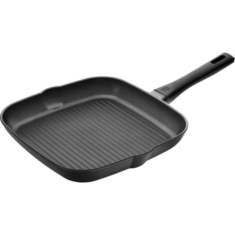Zwilling Shine - Padella rettangolare in alluminio, 28 cm, con rivestimento antiaderente, colore: Nero (1/4)