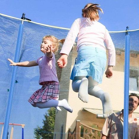 Housse en mousse pour poteau de trampoline - 40CM (diamètre intérieur 2,5 cm) - Kit de tubes en mousse pour balustrade de lit de saut de trampoline - Tube éponge pour barrière de protection anti-colli (1/3)