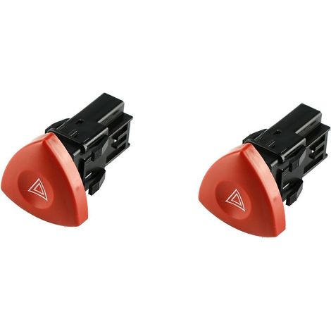 2 boutons de signalisation d'urgence pour Renault Master, Laguna, Espace, Trafic et Vauxhall Vivaro 8200442724 (1/5)