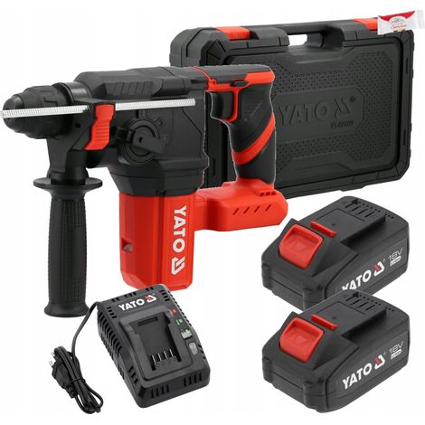 Trapano yato sds+ 18v senza fili 2 batterie 4.0ah (1/3)