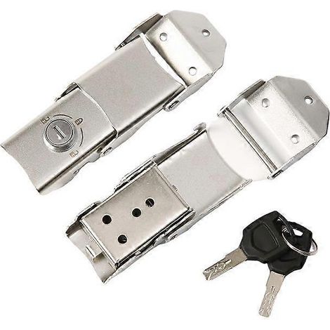 Antivol de sacoches en acier inoxydable, accessoires de coffre arrière en alliage d'aluminium, noyau de serrure (1/5)
