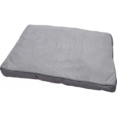 Coussin peluche rectangle pour animaux - Gris - L 100 x l 70 cm - Gamme Newton - Livraison gratuite (1/2)